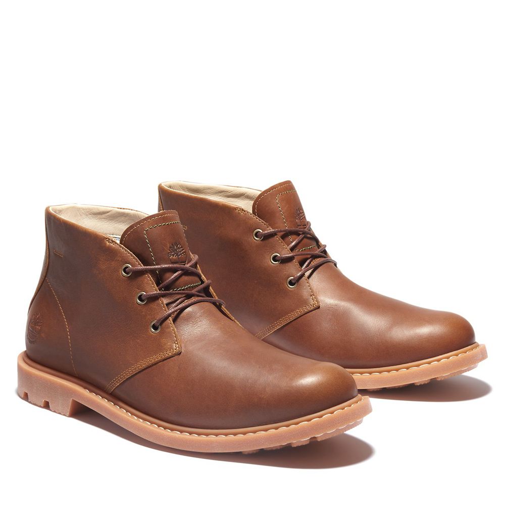 Timberland Chukka Μποτακια Ανδρικα Καφε - Belanger Ek+ Waterproof - Greece 6427590-FL